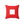 Signal Flag - White Square on Red - Spun Polyester Square Pillow