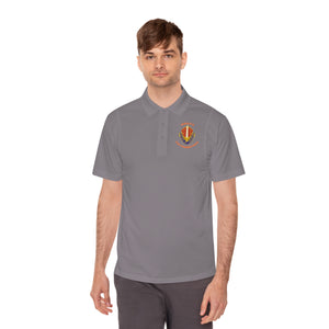 CAB Sword - Orange text - Men's Sport Polo Shirt
