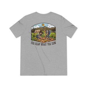 Bitcoin Camping! -  Triblend Tee