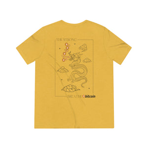 The Strong Breathe Bitcoin! - Triblend Tee