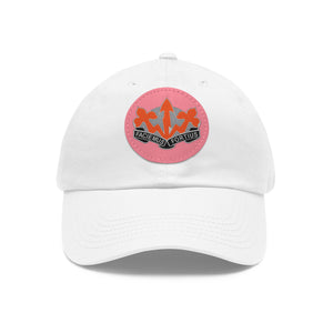 509th SSB  Hat with Leather Patch (Round)