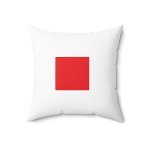 Signal Flag - Both on One - Spun Polyester Square Pillow