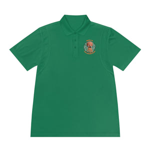 CAB - Orange text - Men's Sport Polo Shirt