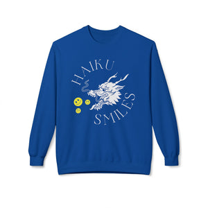 Haiku Smiles - Unisex Midweight Softstyle Fleece Crewneck Sweatshirt