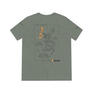 The Strong Breathe Bitcoin! - Triblend Tee