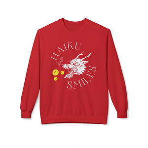 Haiku Smiles - Unisex Midweight Softstyle Fleece Crewneck Sweatshirt