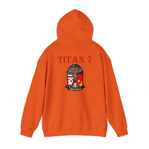 Titan 7 Call Sign - No Flags on Sleeves - USANEC-S - Unisex Heavy Blend™ Hooded Sweatshirt