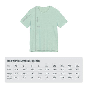 WHM - Flag on Sleeves - Unisex Jersey Short Sleeve Tee