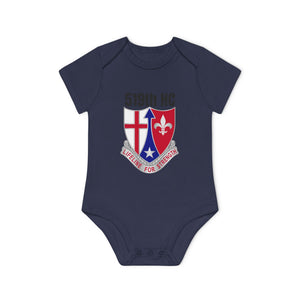 519th HC - Baby Organic Short Sleeve Bodysuit - Printed in Germany