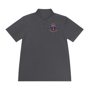 PPT U'R-AF - Orange text - Men's Sport Polo Shirt