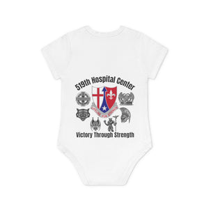 519th HC - Baby Organic Short Sleeve Bodysuit - Printed in Germany