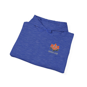 509th SSB - Flags on Sleeves - Unisex Heavy Blend™ Hooded Sweatshirt