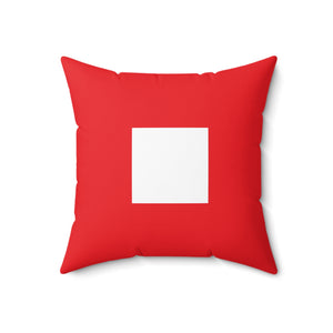 Signal Flag - Both on One - Spun Polyester Square Pillow