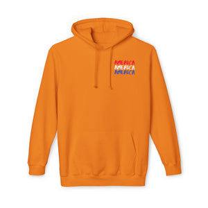 America x 3 - Unisex Hooded Sweatshirt, Made in USA
