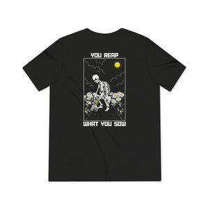 Sow Smiles! - Skeleton Back - Triblend Tee