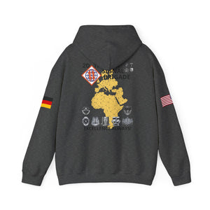 44th ESB-E - Flags on Sleeves - Unisex Heavy Blend™ Hooded Sweatshirt