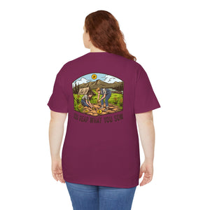 Bitcoin Camping Smiles! - Unisex Heavy Cotton Tee
