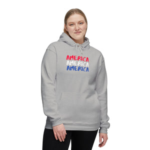 America x3!!! - Unisex Hooded Sweatshirt, Made in US