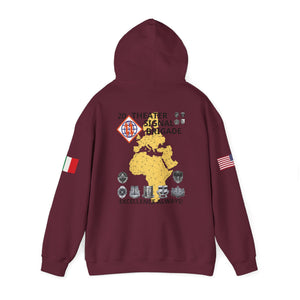 509th SSB - Flags on Sleeves - Unisex Heavy Blend™ Hooded Sweatshirt