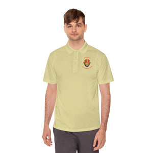 CAB Sword - Orange text - Men's Sport Polo Shirt