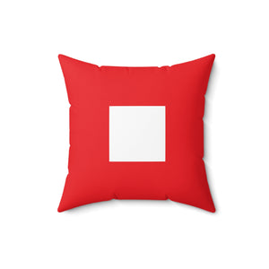 Signal Flag - Both on One - Spun Polyester Square Pillow