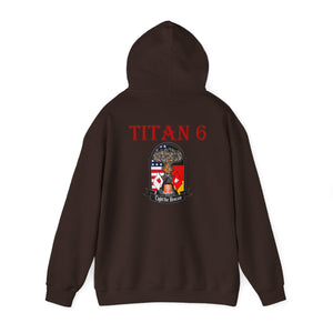 Titan 6 Call Sign - No Flags on Sleeves - USANEC-S - Unisex Heavy Blend™ Hooded Sweatshirt