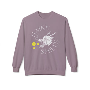 Haiku Smiles - Unisex Midweight Softstyle Fleece Crewneck Sweatshirt