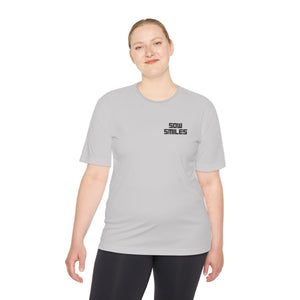 Sow Smiles - SKELETON BACK- Moisture Wicking Tee