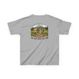 Camping Smiles! - Kids Heavy Cotton Tee