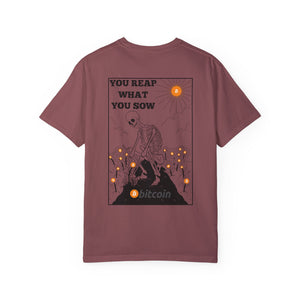 Sow Bitcoin! - Unisex Garment-Dyed T-shirt