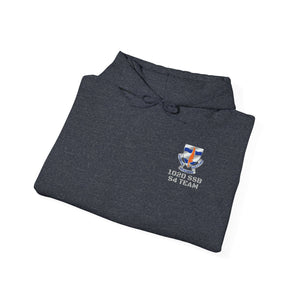 S4 - Option 1 - 102D SSB - Flags on Sleeves - Unisex Heavy Blend™ Hooded Sweatshirt