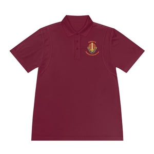COP Sword - Orange text - Men's Sport Polo Shirt
