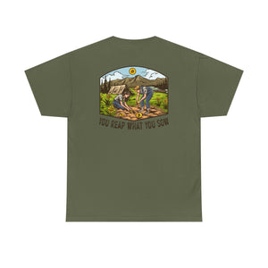 Bitcoin Camping Smiles! - Unisex Heavy Cotton Tee