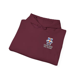 S4 - Option 1 - 102D SSB - Flags on Sleeves - Unisex Heavy Blend™ Hooded Sweatshirt
