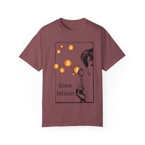 Blow Bitcoin! - Unisex Garment-Dyed T-shirt