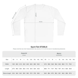 USASA-K - Blank Back - Unisex Lightweight Long Sleeve Tee