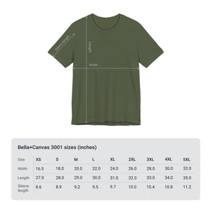 WHM - Flag on Sleeves - Unisex Jersey Short Sleeve Tee