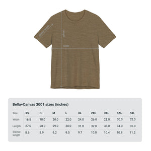 WHM - Flag on Sleeves - Unisex Jersey Short Sleeve Tee