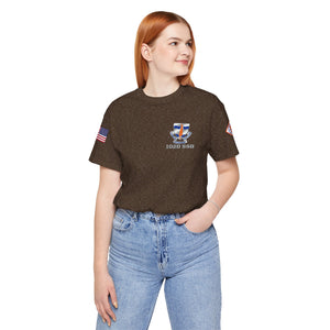 102d SSB - Sleeve with USA/2TSB - Unisex Jersey Short Sleeve Tee