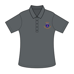 AAB U'R-AF - Orange text - Ladies Fine Pique Blend Polo