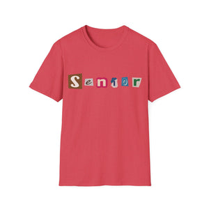 Senior - Adult Sizing - Blank Back - Unisex Softstyle T-Shirt