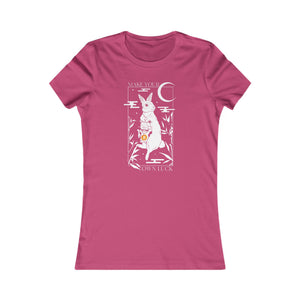 Bitcoin  -  Make Your Own Luck! - Women's Favorite Tee