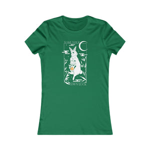 Bitcoin  -  Make Your Own Luck! - Women's Favorite Tee