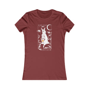 Bitcoin  -  Make Your Own Luck! - Women's Favorite Tee