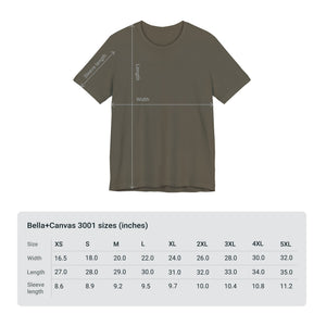 WHM - Flag on Sleeves - Unisex Jersey Short Sleeve Tee
