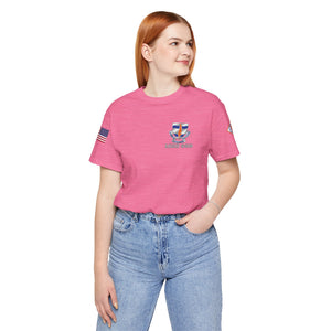 102d SSB - Sleeve with USA/2TSB - Unisex Jersey Short Sleeve Tee