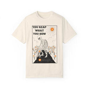 Sow Bitcoin! - Unisex Garment-Dyed T-shirt