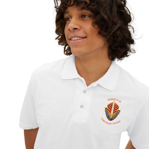 CSD Sword - Orange text - Men's Piqué Polo