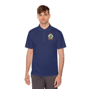 CSD Dragon - Orange text - Men's Sport Polo Shirt