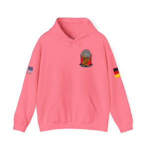 HQ Call Sign -  USANEC-S - Flags on Sleeves - Unisex Heavy Blend™ Hooded Sweatshirt